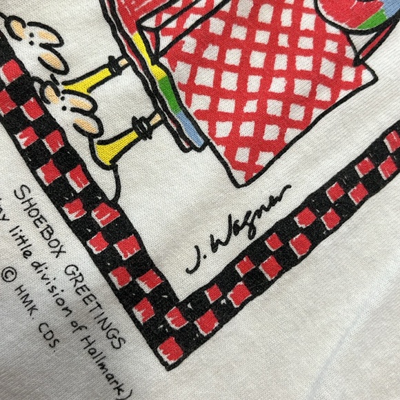 Vtg Shoebox Greetings MAXINE shirt DONT BE CRABBY Joke Parody T-Shirt USA MADE L - Picture 3 of 10